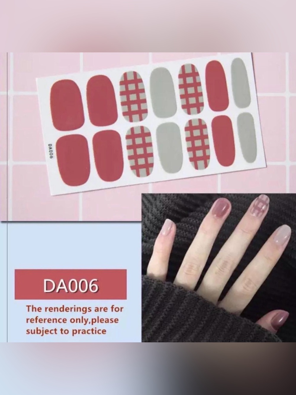 $1 NAIL STICKER WRAPS $1 WITH ANY $10 ORDER OR MORE